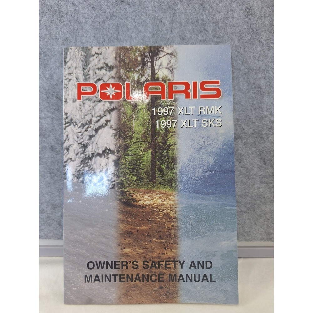 1997 Polaris XLT RMK XLT SKS Snowmobile Owners Maintenance Manual 9913761